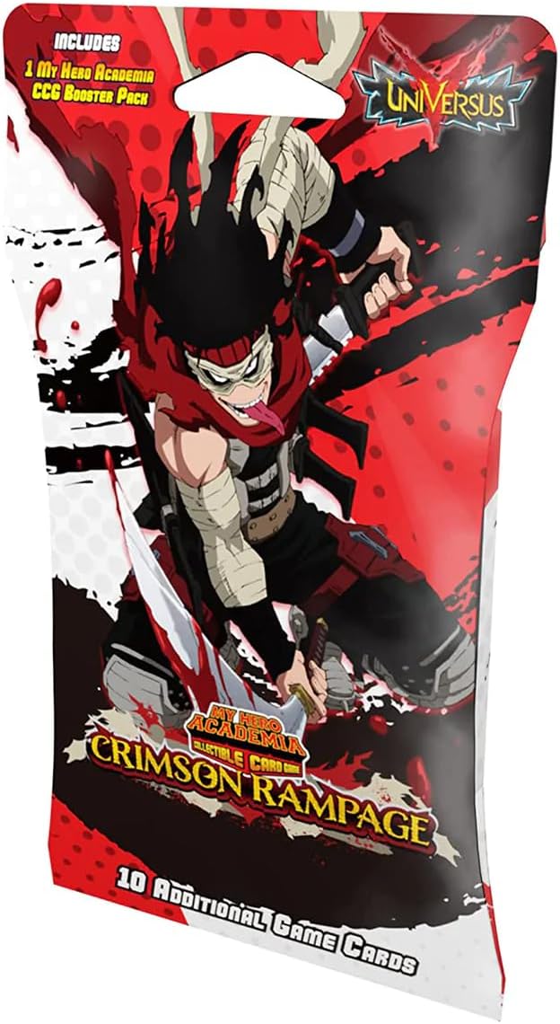 My Hero Academia Collectible Card Game Series 2 Unlimited Crimson Rampage Booster Display