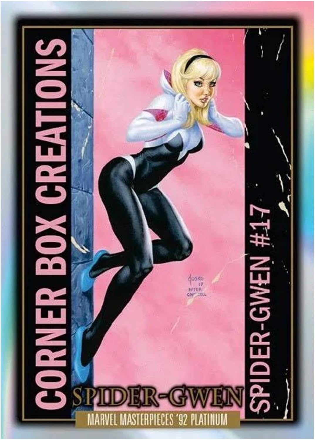 Upper Deck 2024 Marvel Masterpieces '92 Platinum Blaster Box - 24 Count Collectible-Card Box Blaster