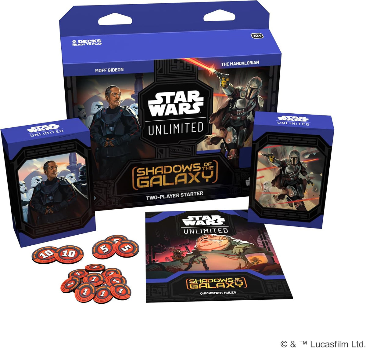 Asmodee Star Wars: Unlimited TCG Shadows of The Galaxy Starter Set - Master The Galaxy