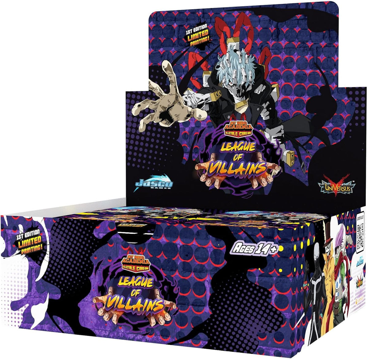 My Hero Academia Collectible Card Game Series 4 Unlimited League of Villains 24 Pack Booster Box