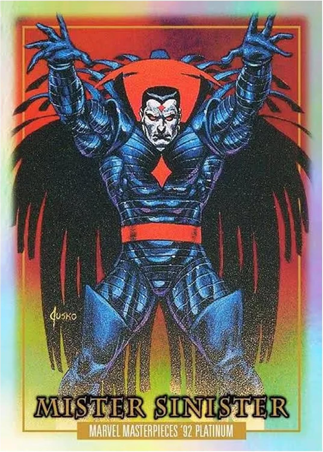 Upper Deck 2024 Marvel Masterpieces '92 Platinum Blaster Box - 24 Count Collectible-Card Box Blaster