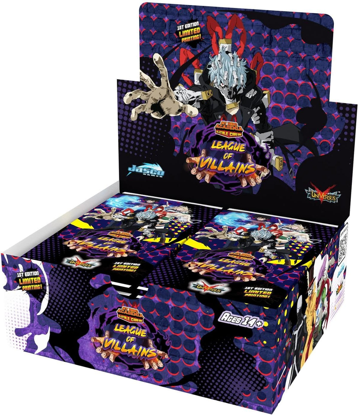 My Hero Academia Collectible Card Game Series 4 Unlimited League of Villains 24 Pack Booster Box