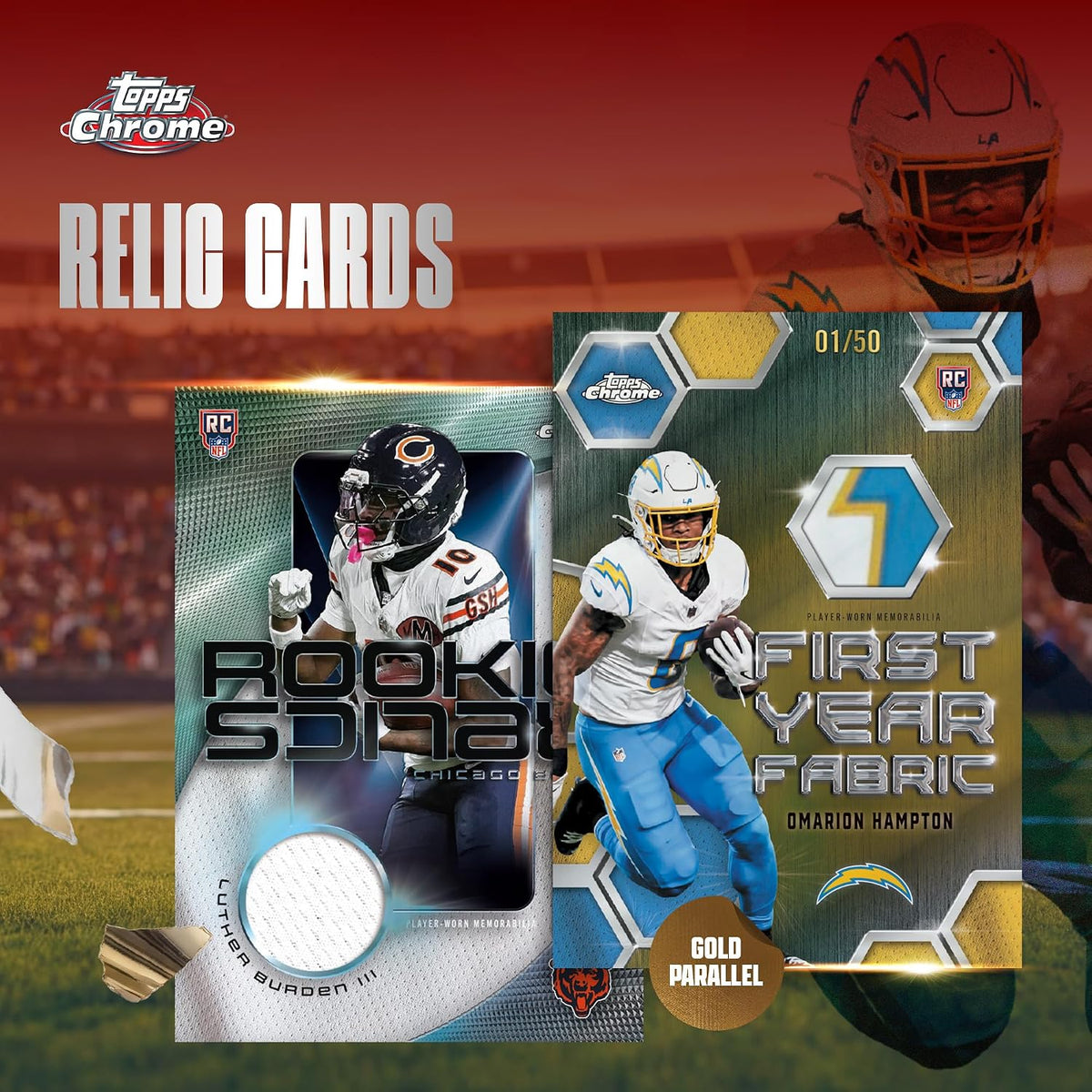 2025 Topps Chrome NFL Football - Factory Sealed - Value Box