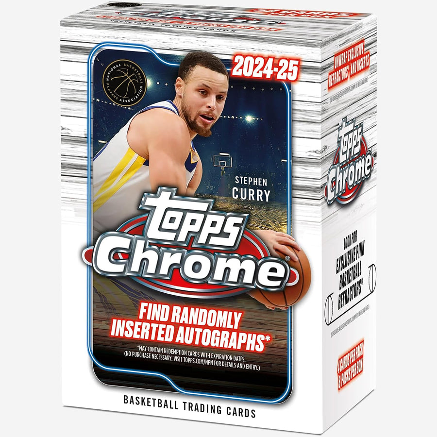 2024-25 Topps Chrome NBA Basketball - Factory Sealed - Value Box