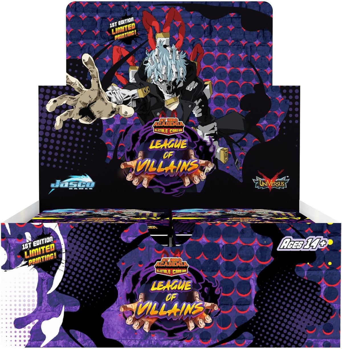 My Hero Academia Collectible Card Game Series 4 Unlimited League of Villains 24 Pack Booster Box