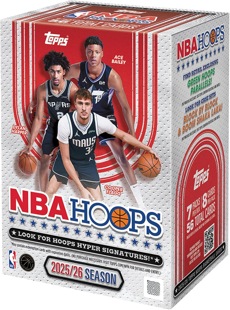 2025-26 Topps Hoops NBA Basketball - Factory Sealed - Value Box