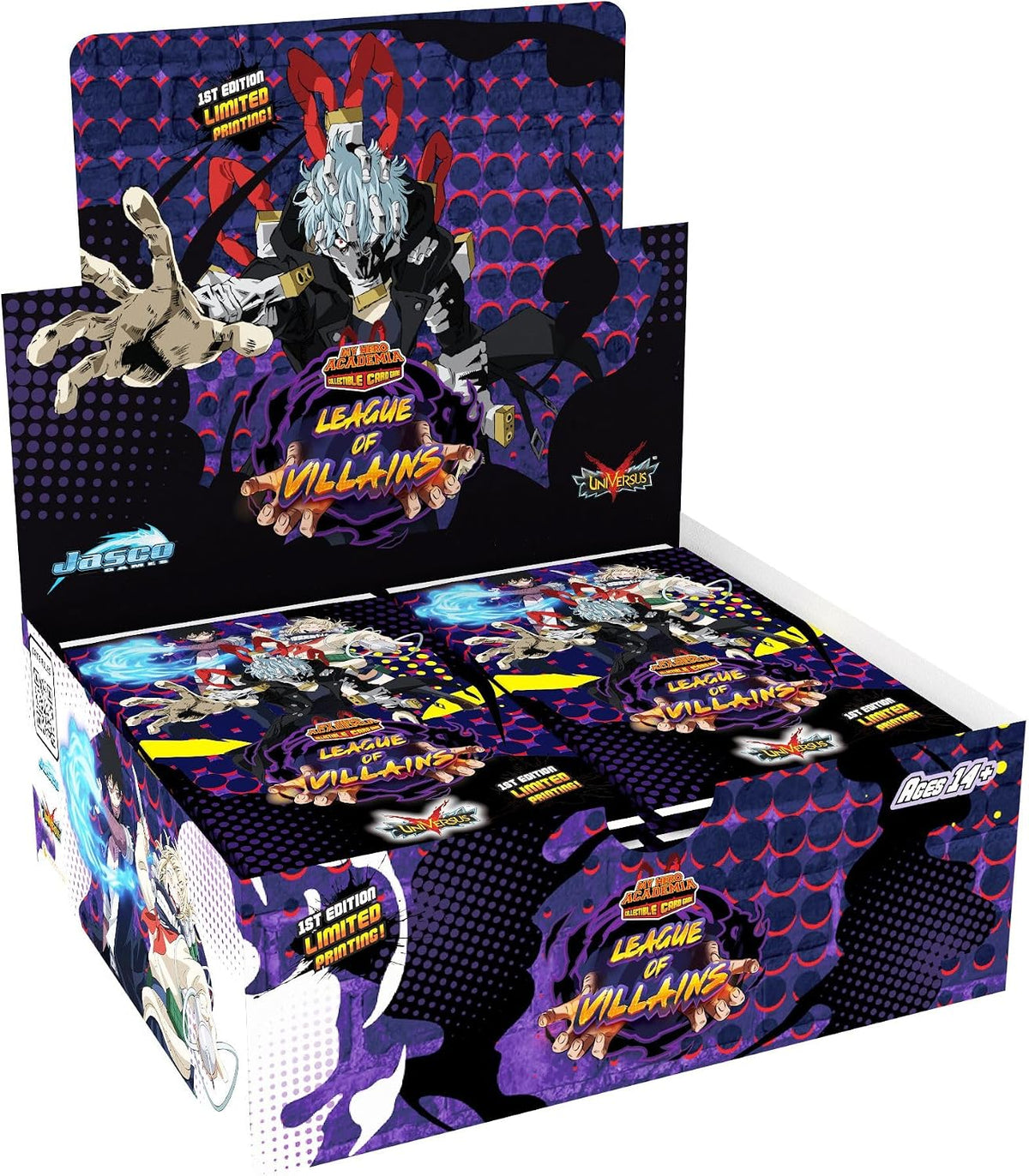 My Hero Academia Collectible Card Game Series 4 Unlimited League of Villains 24 Pack Booster Box