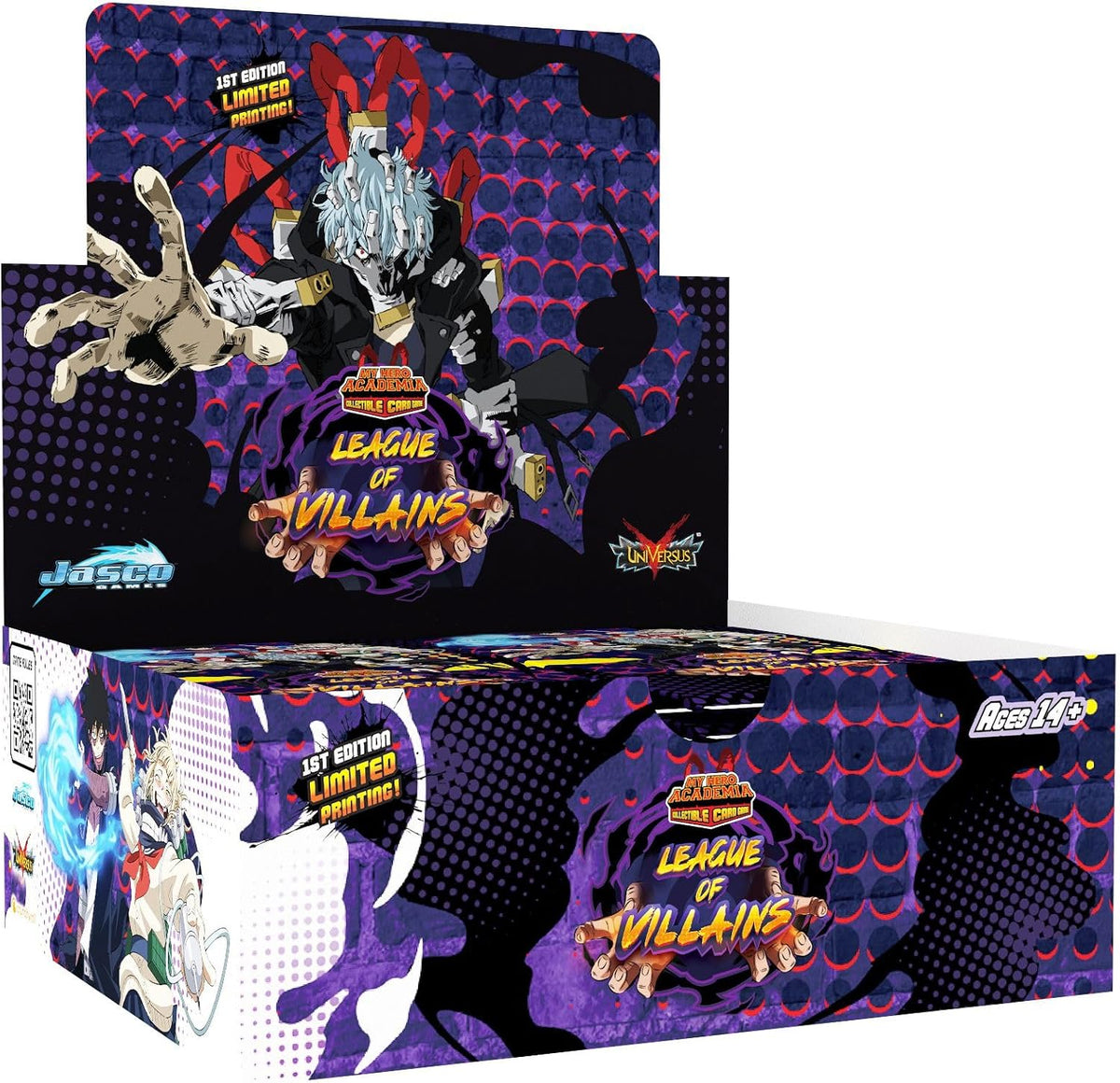 My Hero Academia Collectible Card Game Series 4 Unlimited League of Villains 24 Pack Booster Box
