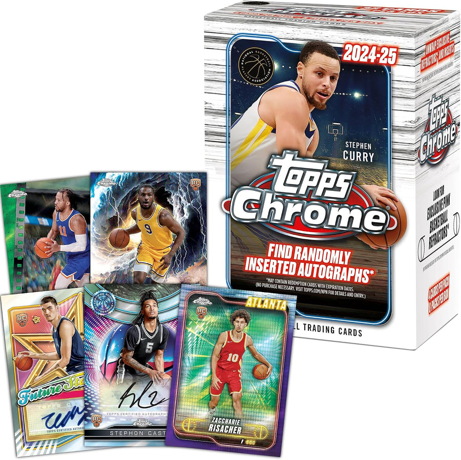 2024-25 Topps Chrome NBA Basketball - Factory Sealed - Value Box