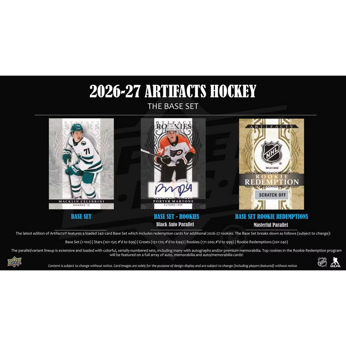 2026-27 Upper Deck Artifacts Hockey Hobby Box *Contact Us To Order*