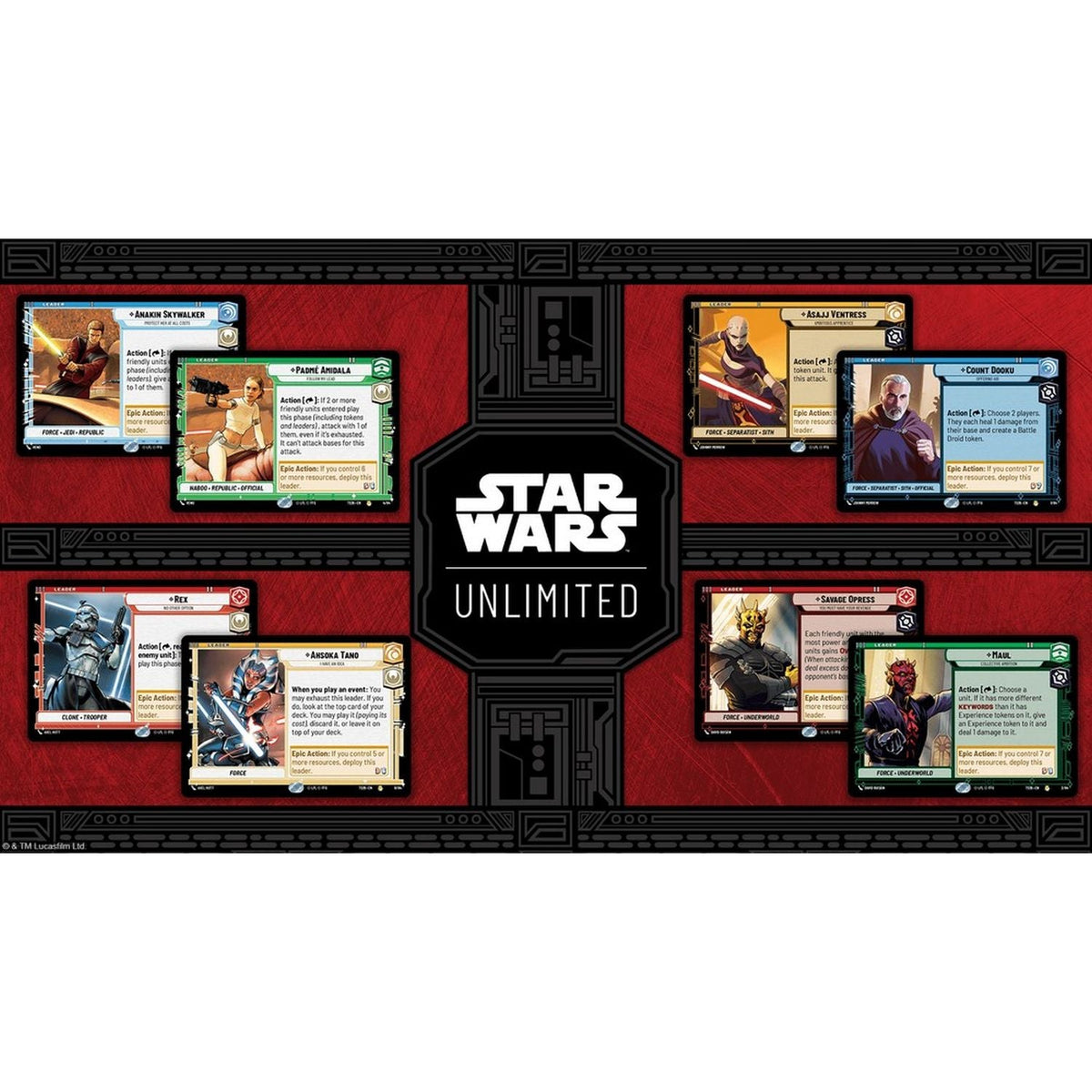 Star Wars: Unlimited - 2026 Twin Suns Deck Display (Set of 4)