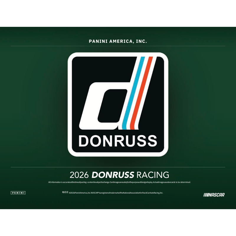 2026 Panini Donruss Racing Hobby Box